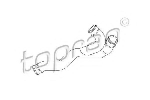 VW 06A 103 221AB Hose, cylinder head cover breather